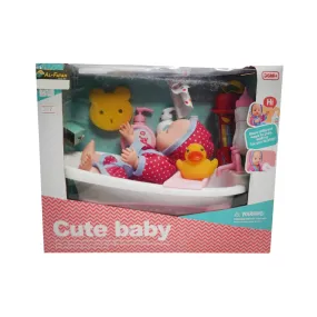 0912SW-3 CUTE BABY WITH BATH ACCES (3  YEAR)