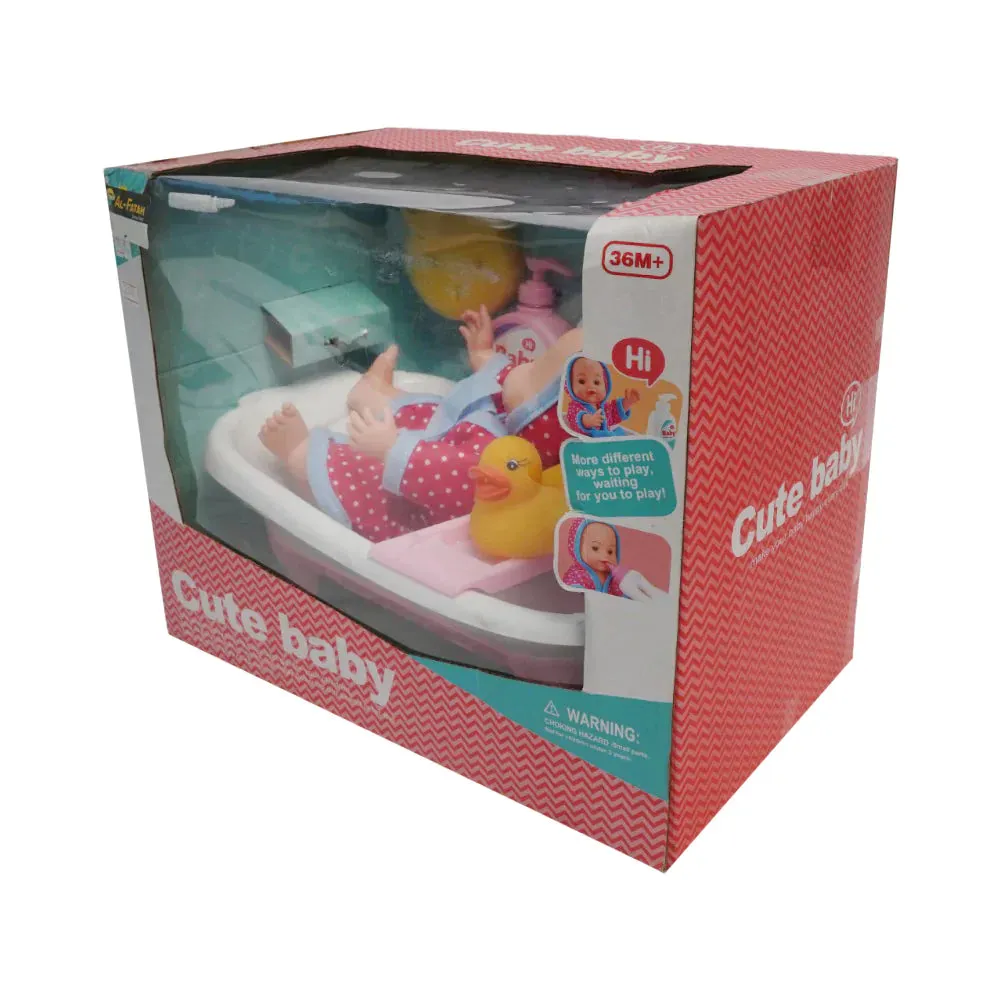 0912SW-3 CUTE BABY WITH BATH ACCES (3  YEAR)