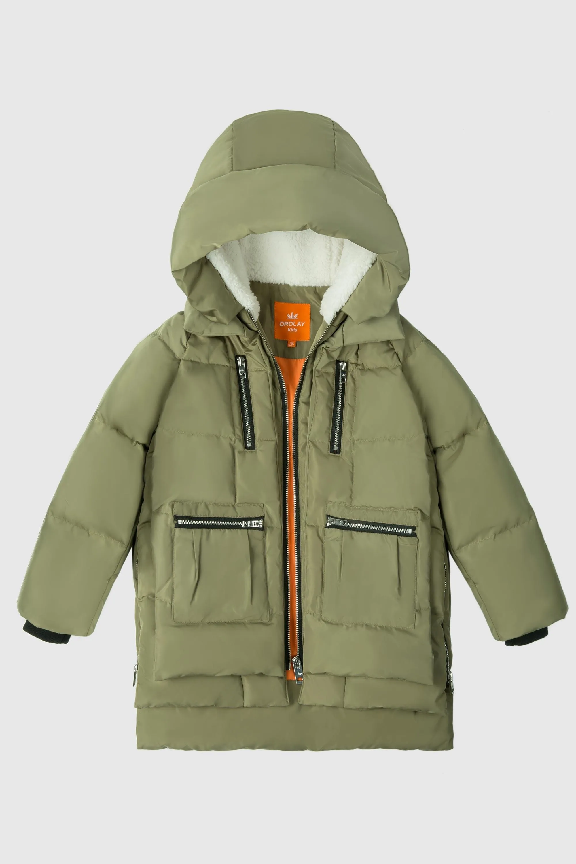 092 Classics Kids Thickened Hooded Down Coat