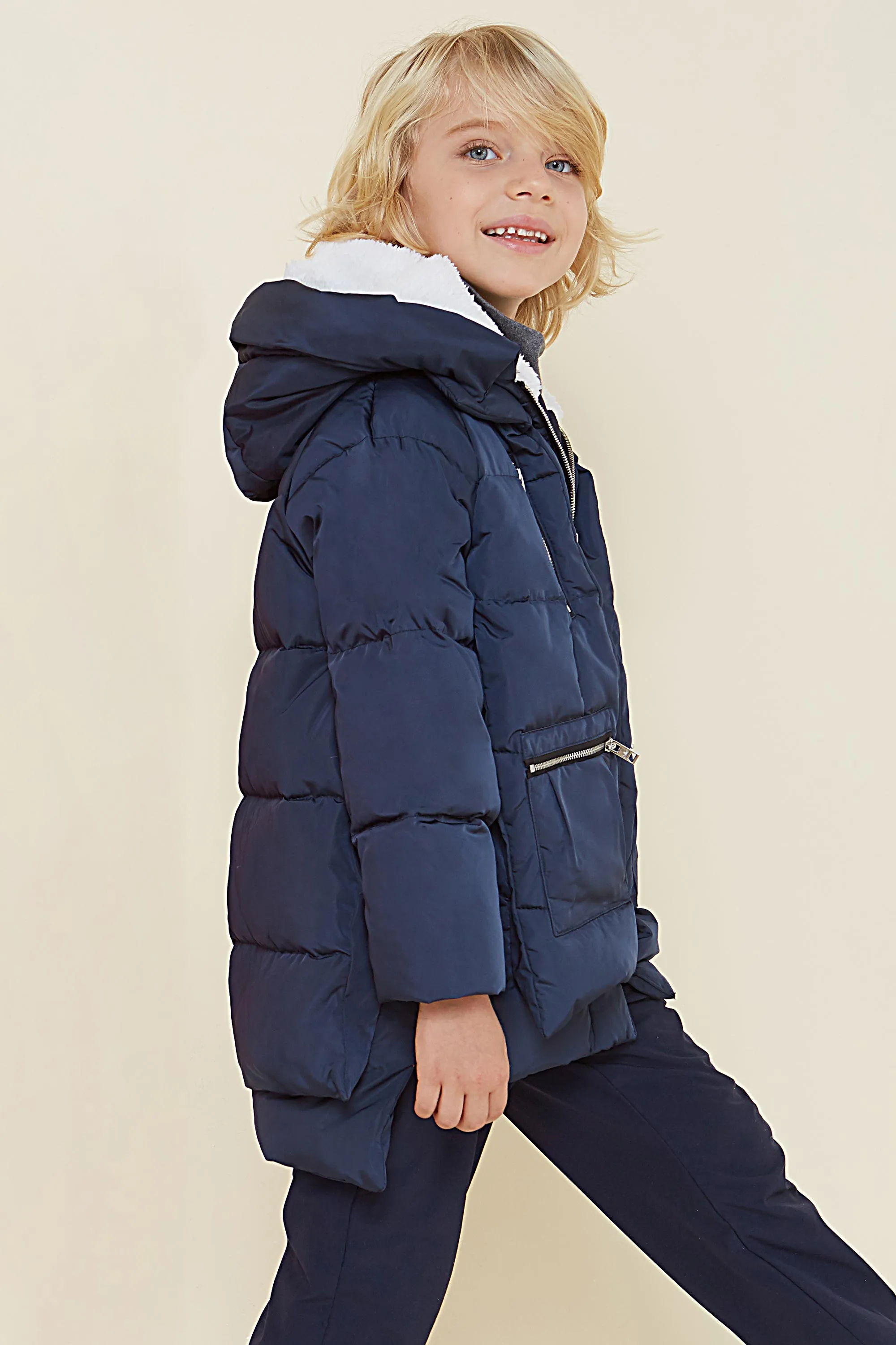 092 Classics Kids Thickened Hooded Down Coat