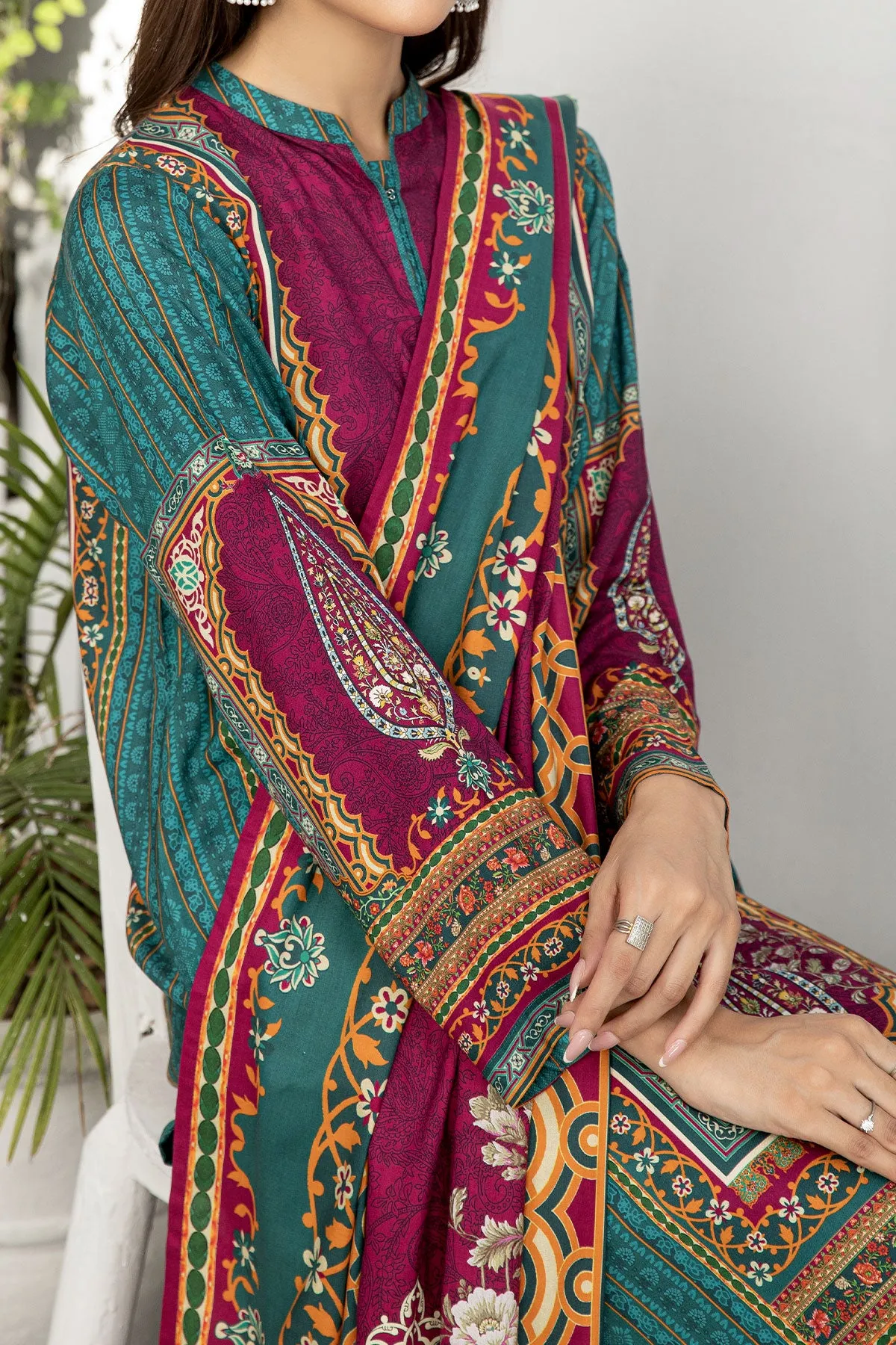 3 PIECE DIGITAL PRINT LINEN  | DPL-146