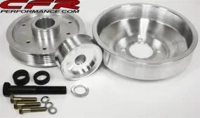 4.6L FORD MUSTANG GT 99-00 BILLET SERPENTINE PULLEY SET - MACHINED