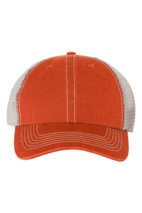 47 Brand Mens Trawler Snapback Hat - Orange/Stone