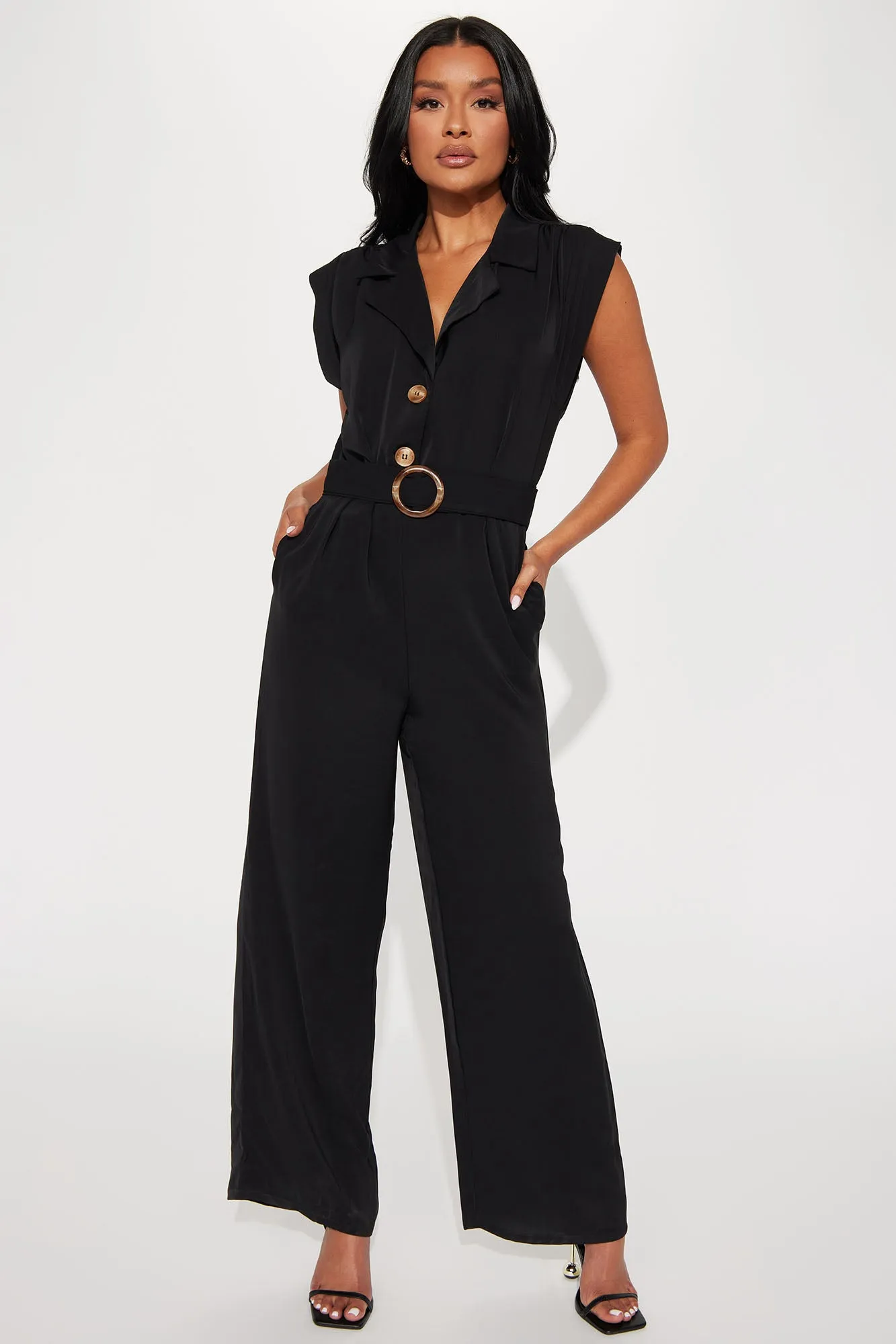 9 To 5 Jumpsuit - Black