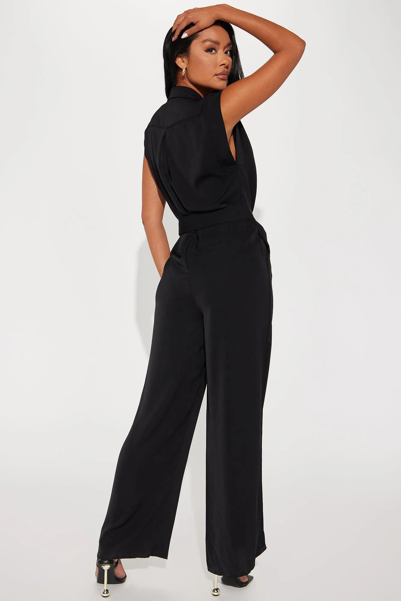 9 To 5 Jumpsuit - Black