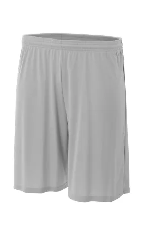 A4 Mens Moisture Wicking Performance Shorts - Silver Grey