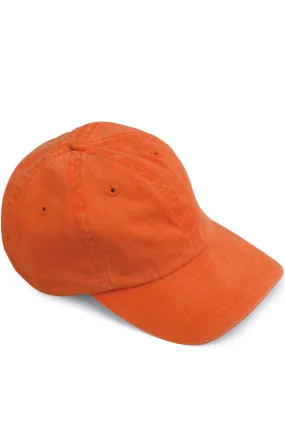 Adams Mens Adjustable Hat - Tangerine Orange