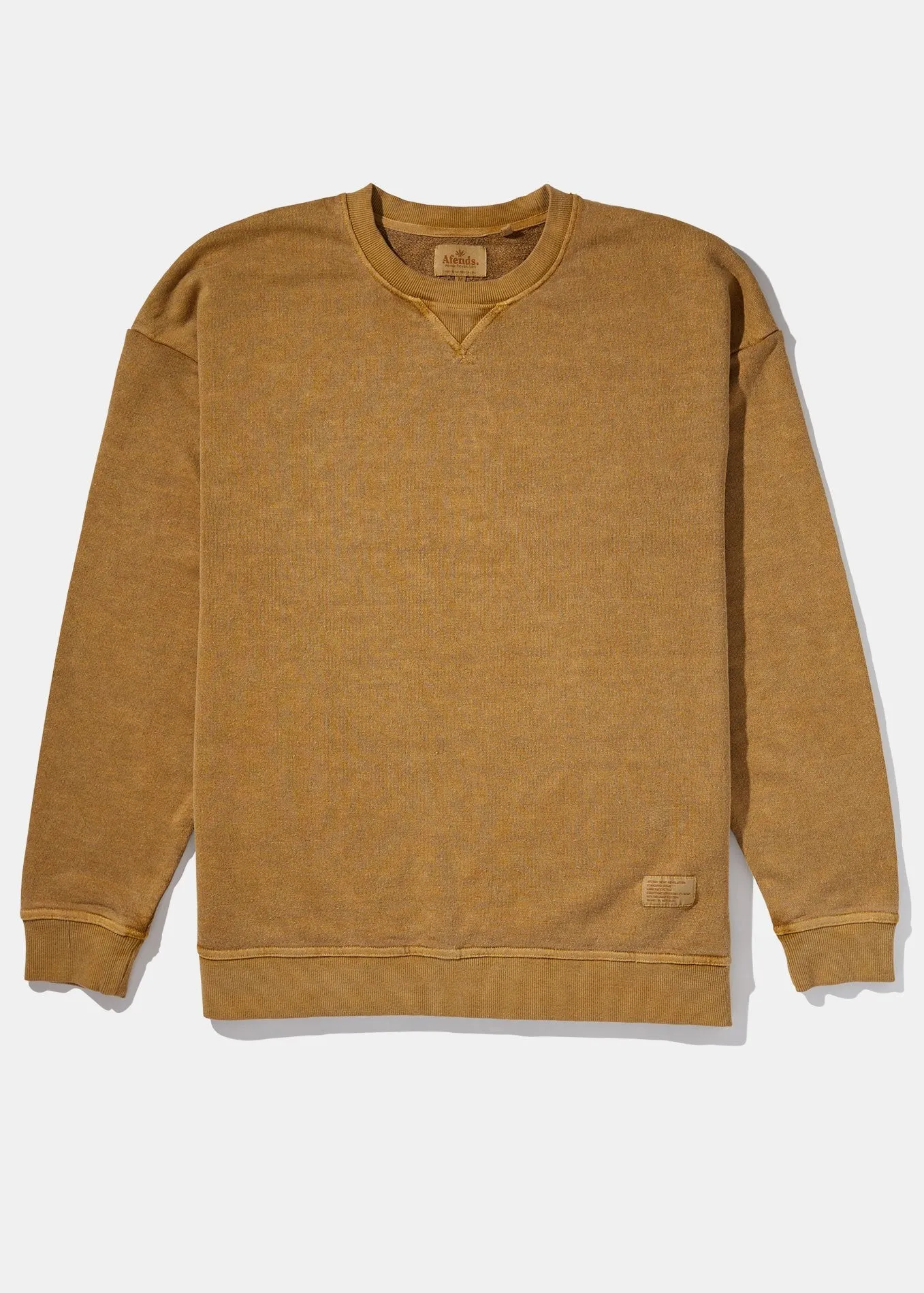 Afends Mens Sativa - Hemp Relaxed Crew Neck