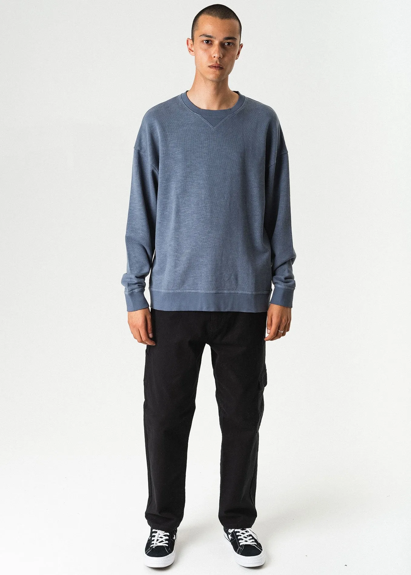 Afends Mens Sativa - Hemp Relaxed Crew Neck