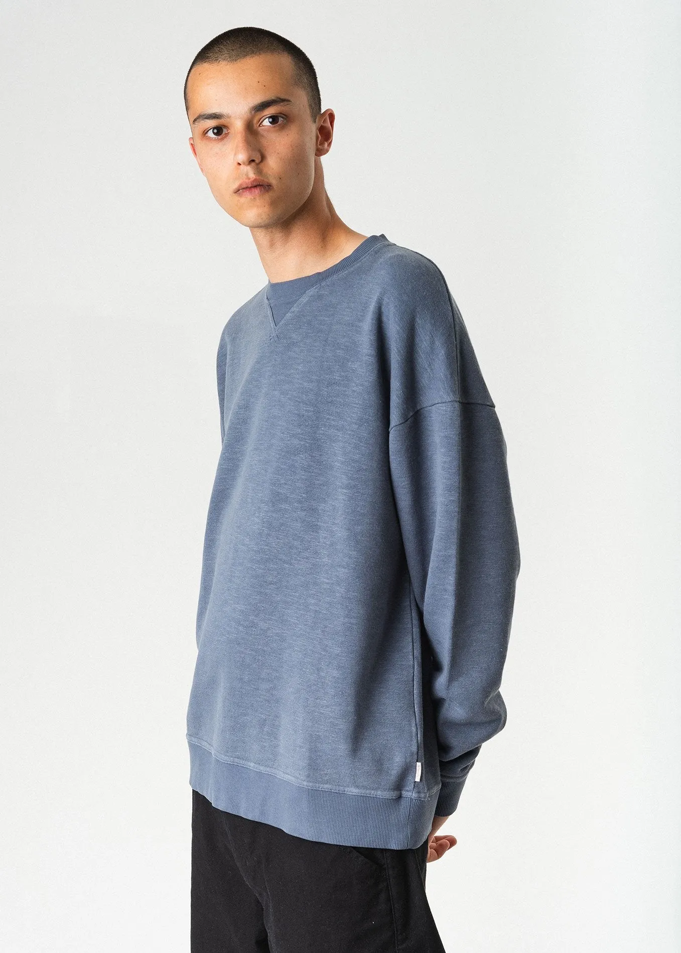 Afends Mens Sativa - Hemp Relaxed Crew Neck