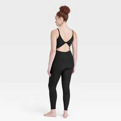 All In Motion Women's Bodysuit Workouts Yoga Active Jumpsuit