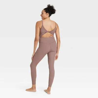 All In Motion Women's Bodysuit Workouts Yoga Active Jumpsuit