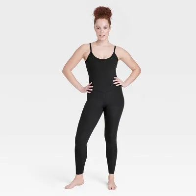 All In Motion Women's Bodysuit Workouts Yoga Active Jumpsuit