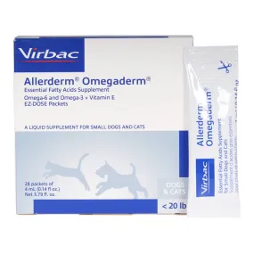 Allerderm Omegaderm EZ Dose, 4 ml Packets, Small Dogs, 28 ct