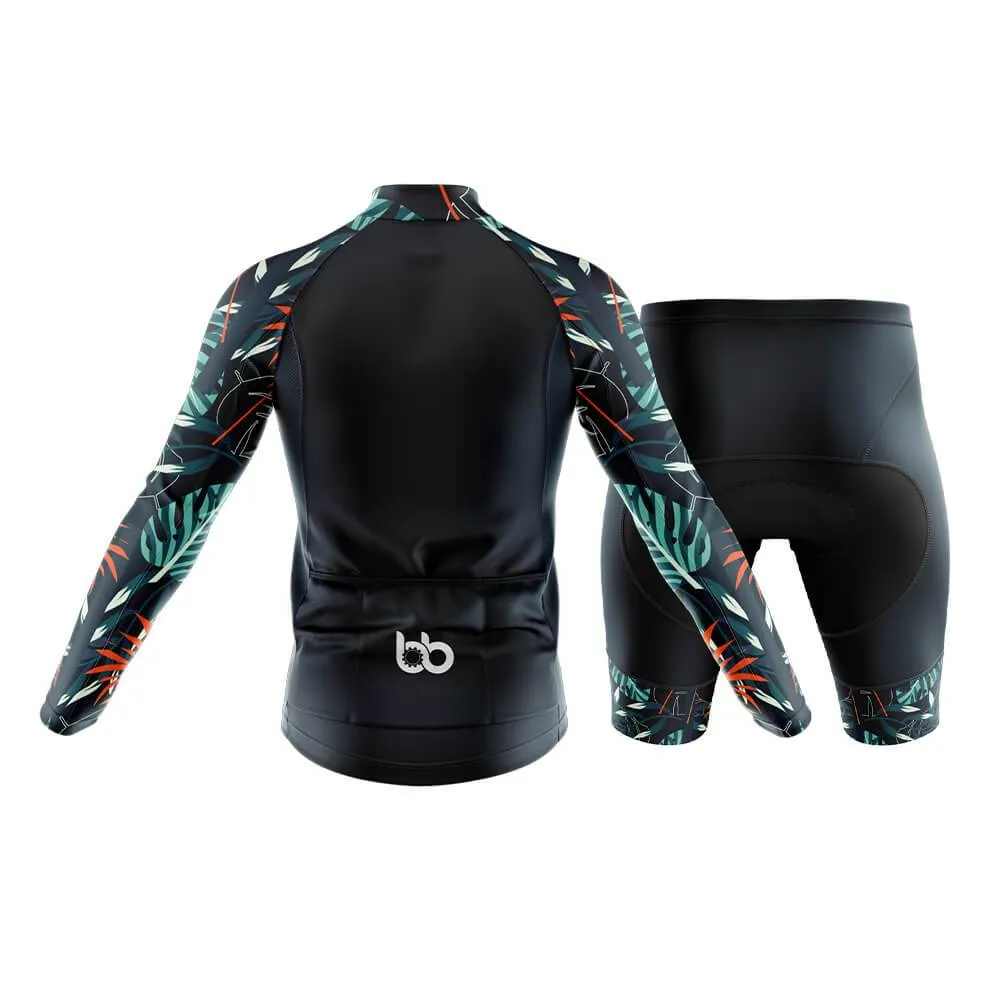 Amazon Forest Floral Sleeves Club Cycling Kit