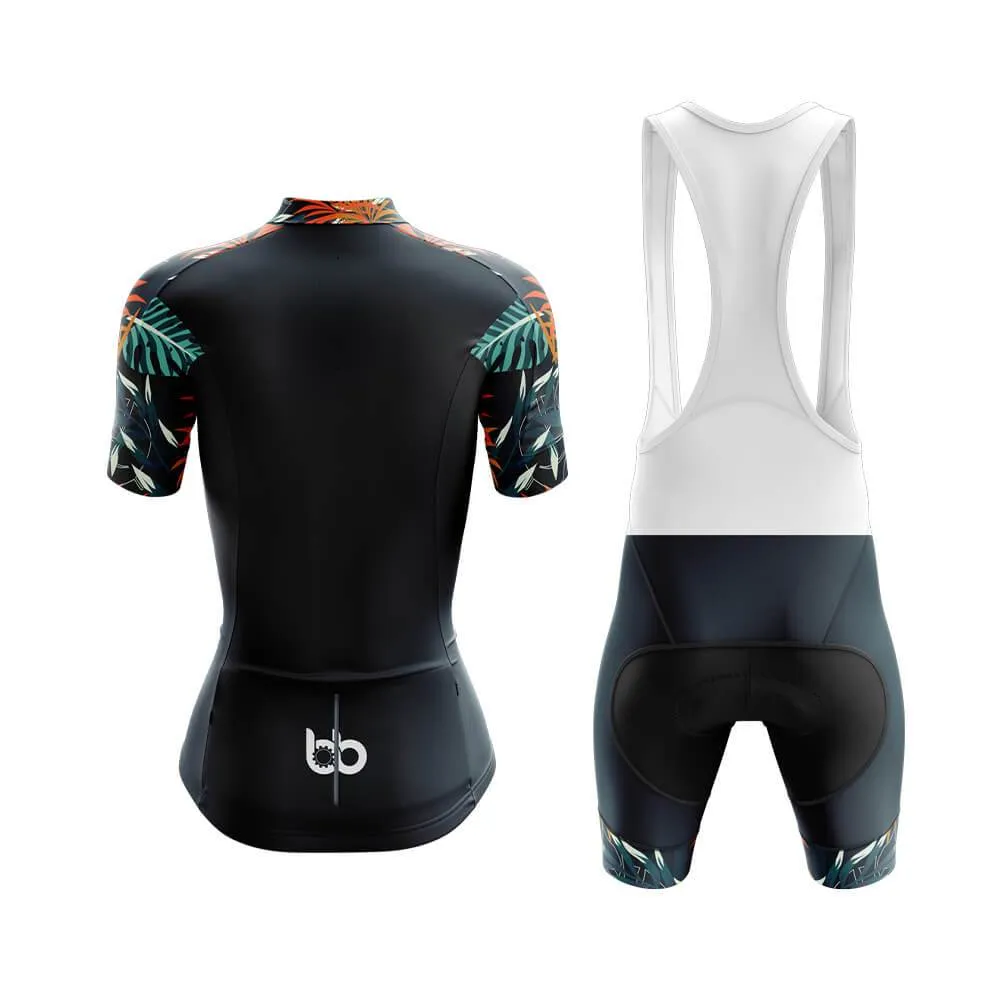 Amazon Forest Floral Sleeves Club Cycling Kit