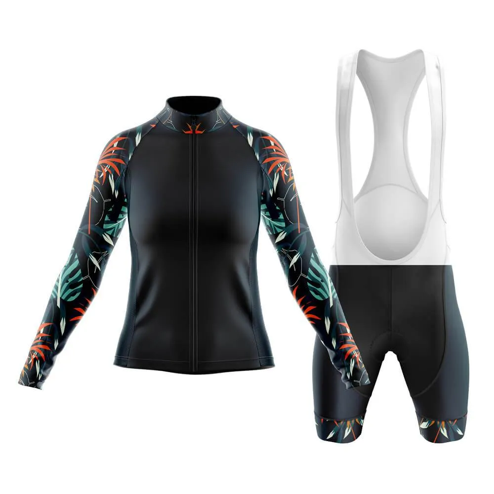 Amazon Forest Floral Sleeves Club Cycling Kit