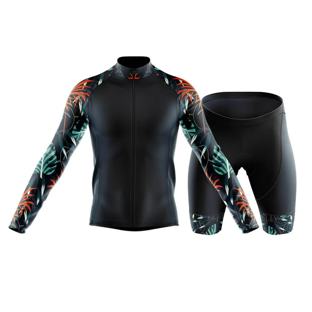 Amazon Forest Floral Sleeves Club Cycling Kit