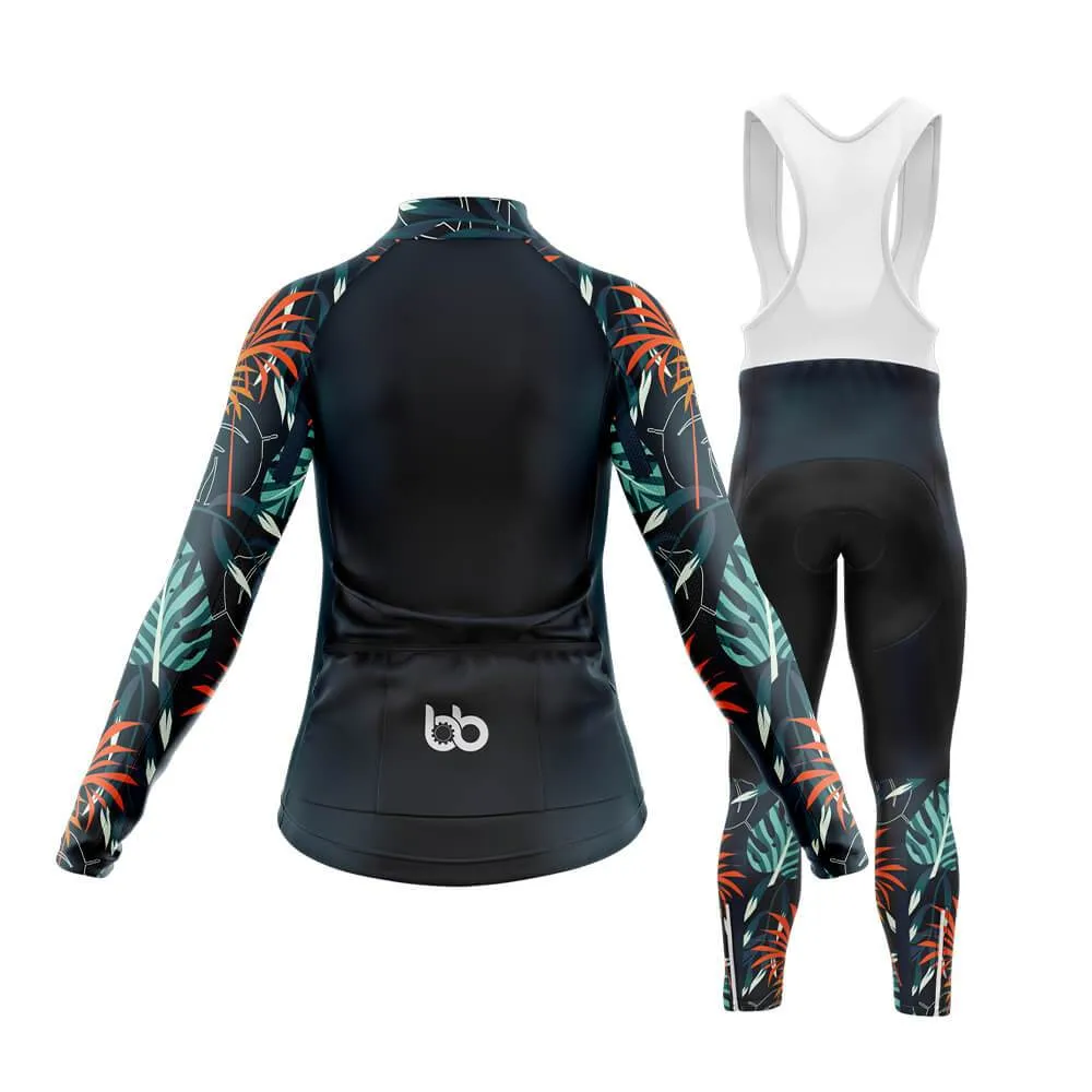 Amazon Forest Floral Sleeves Club Cycling Kit