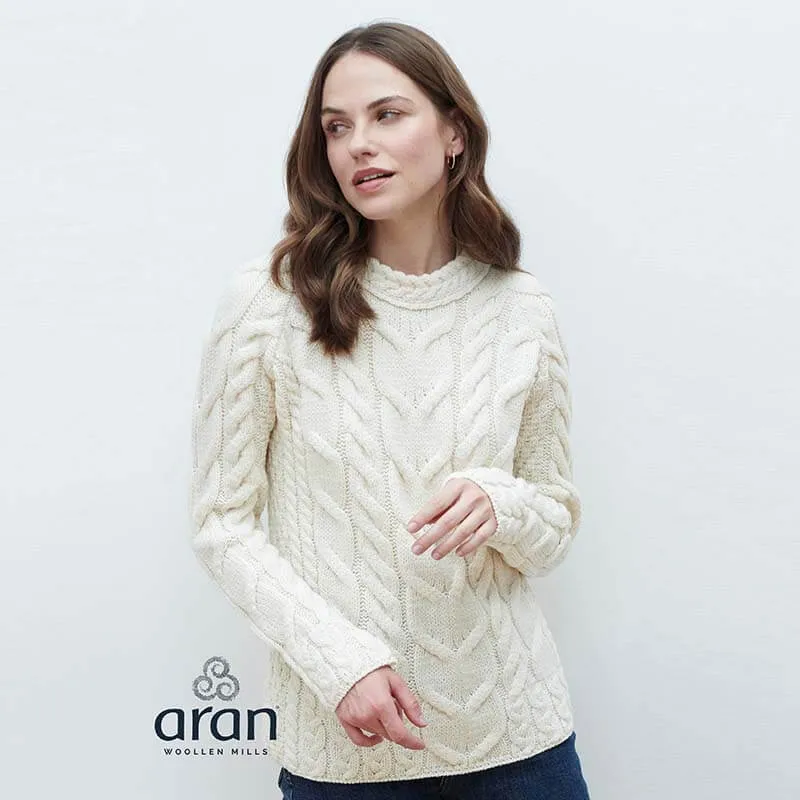 Aran Knit Cable Sweater