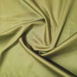 Army Solid Cotton Satin Fabric