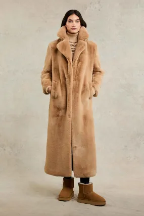 Asygarth Faux Fur Coat (Natural)