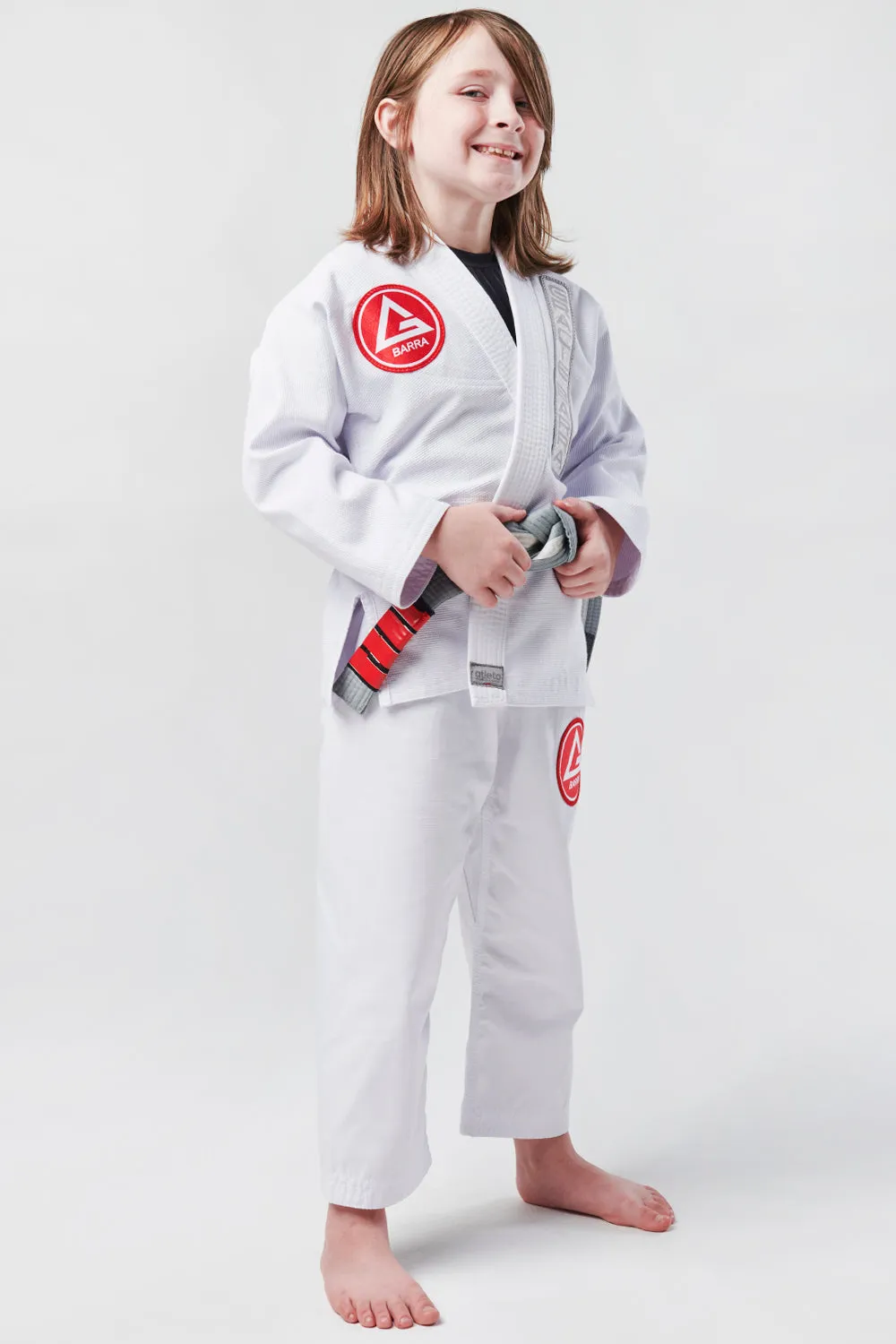 AtletaGB V3 Youth Kimono - White