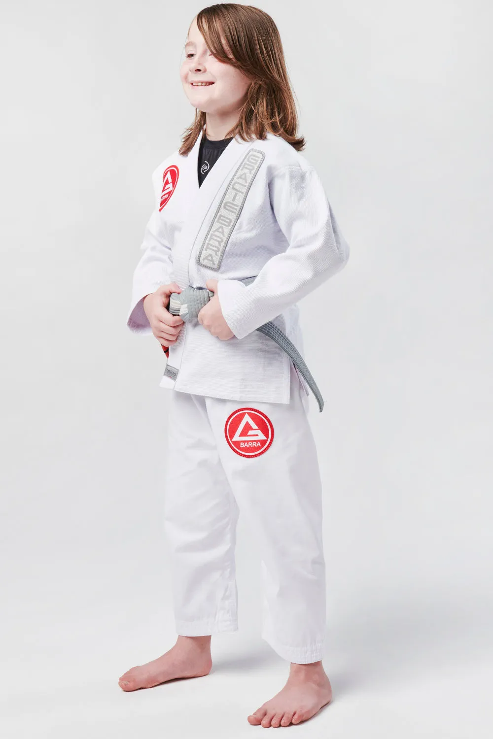 AtletaGB V3 Youth Kimono - White