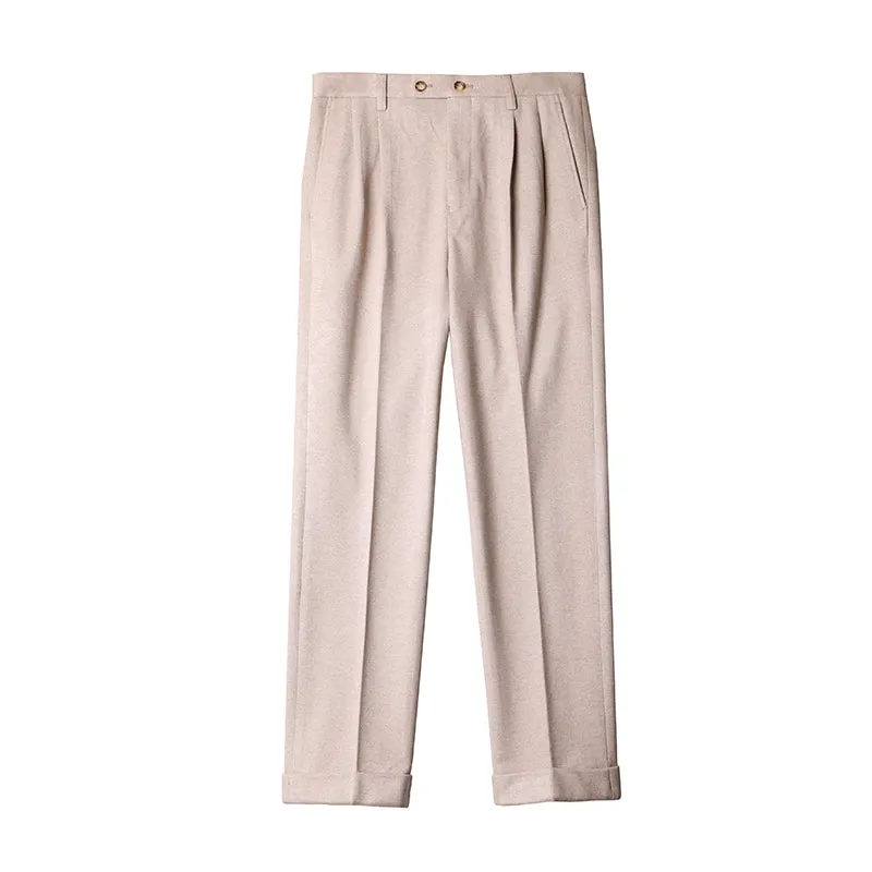 Autumn and Winter Slim Straight Casual Business Trousers