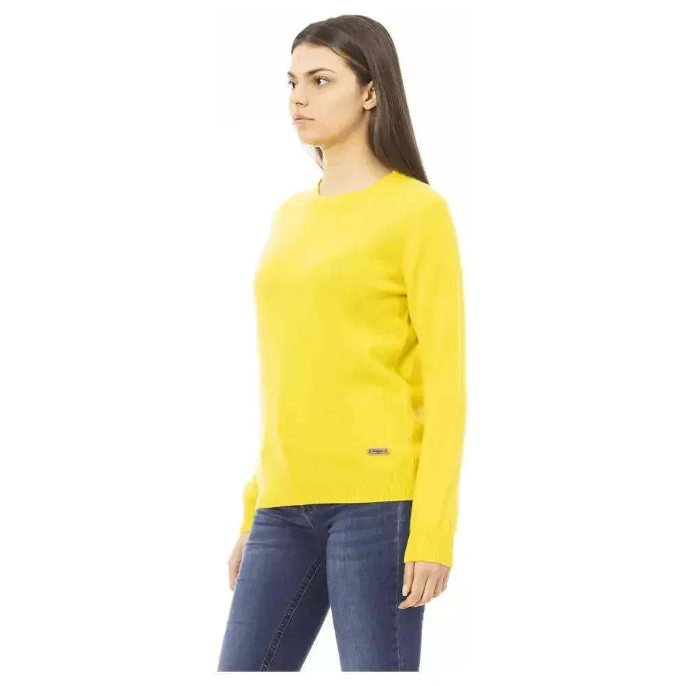 Baldinini Trend Yellow Wool Women Sweater