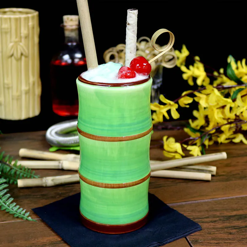 BarConic ® Tiki Mug - Bamboo Stalk - 14 ounce