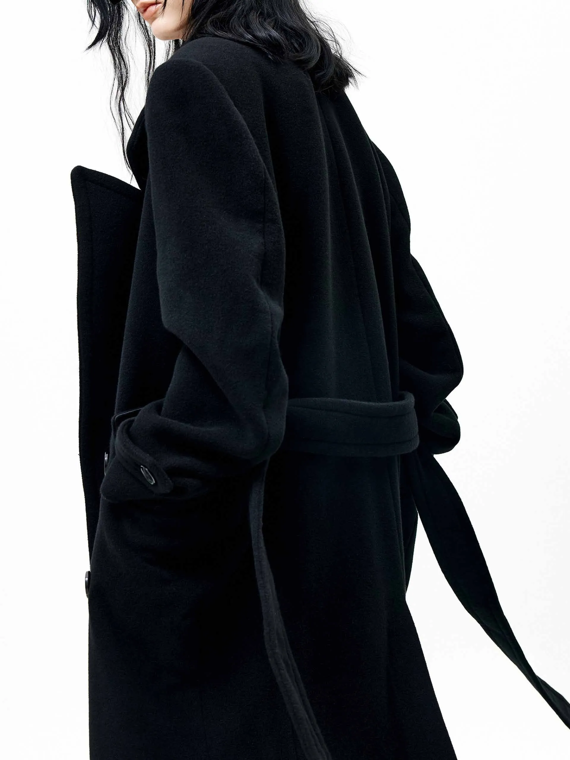 Belted Longline Overcoat