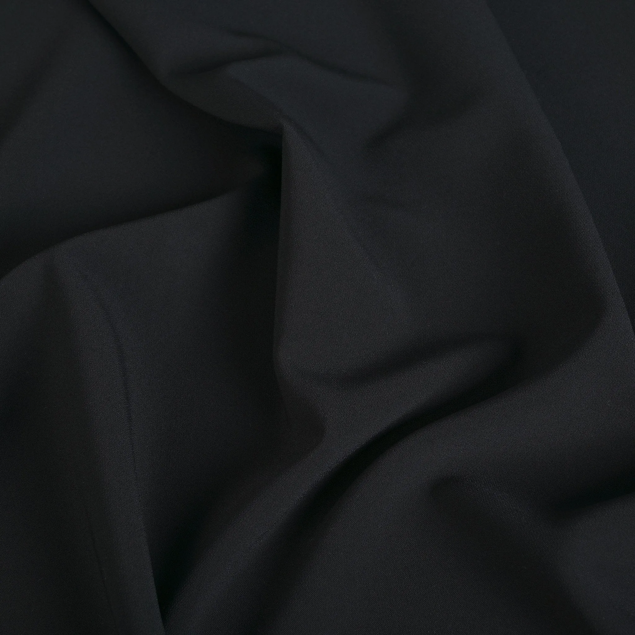 Black Crepe Fabric 3094