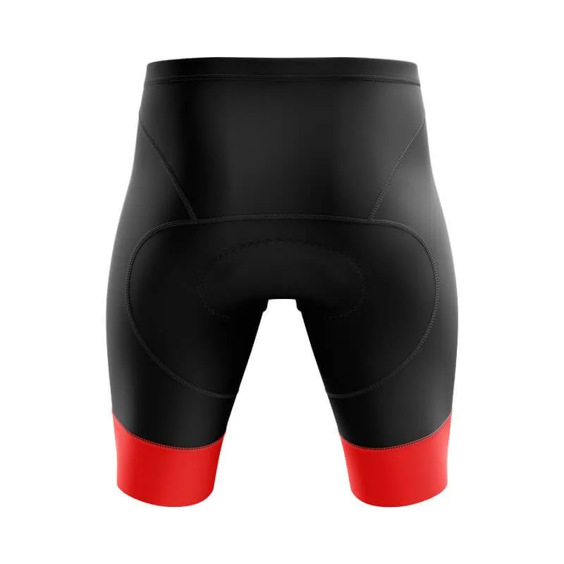 Black to Red Shorts & Pants