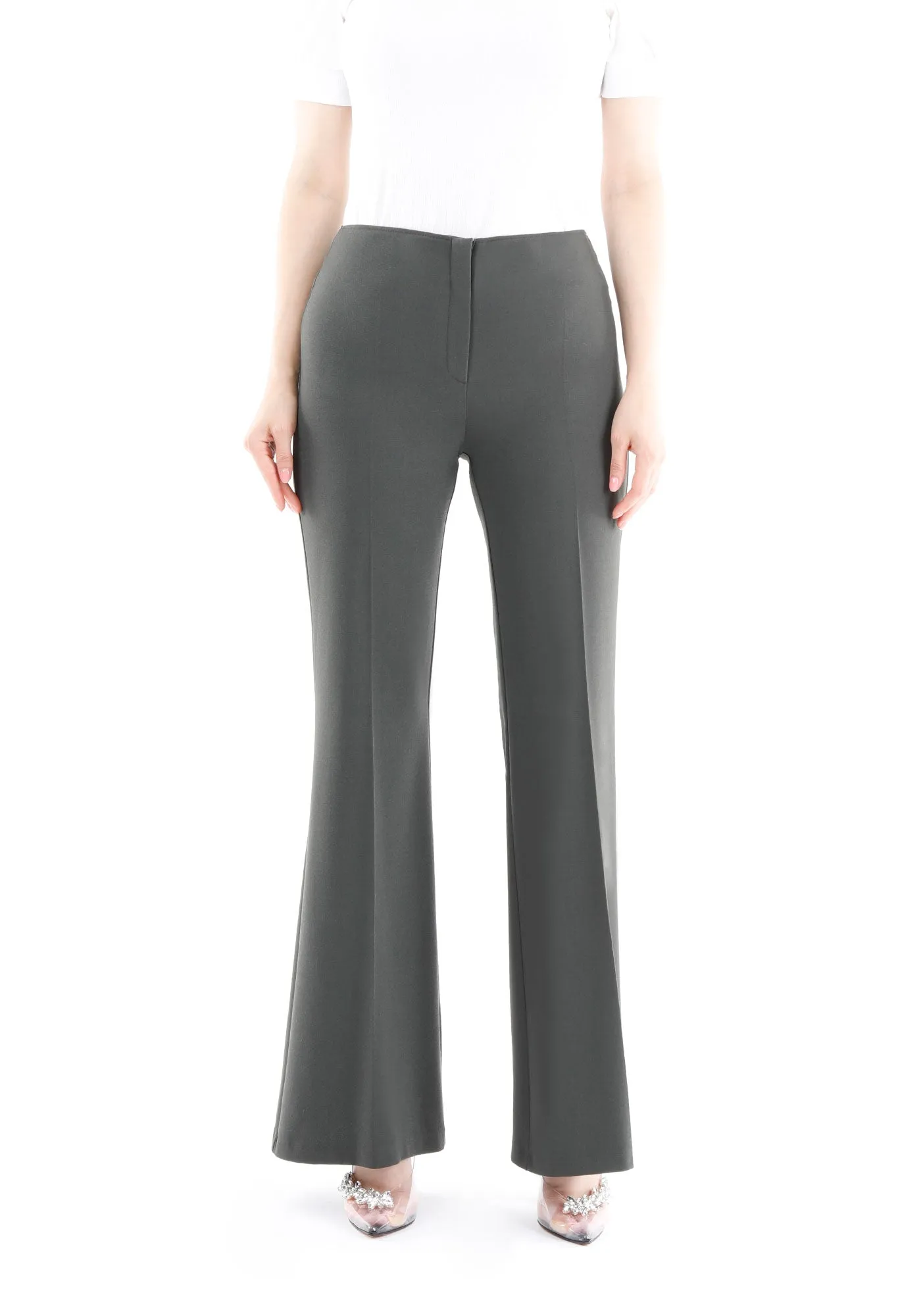 Bootcut Pants - High Waisted Flare Trousers - G-Line