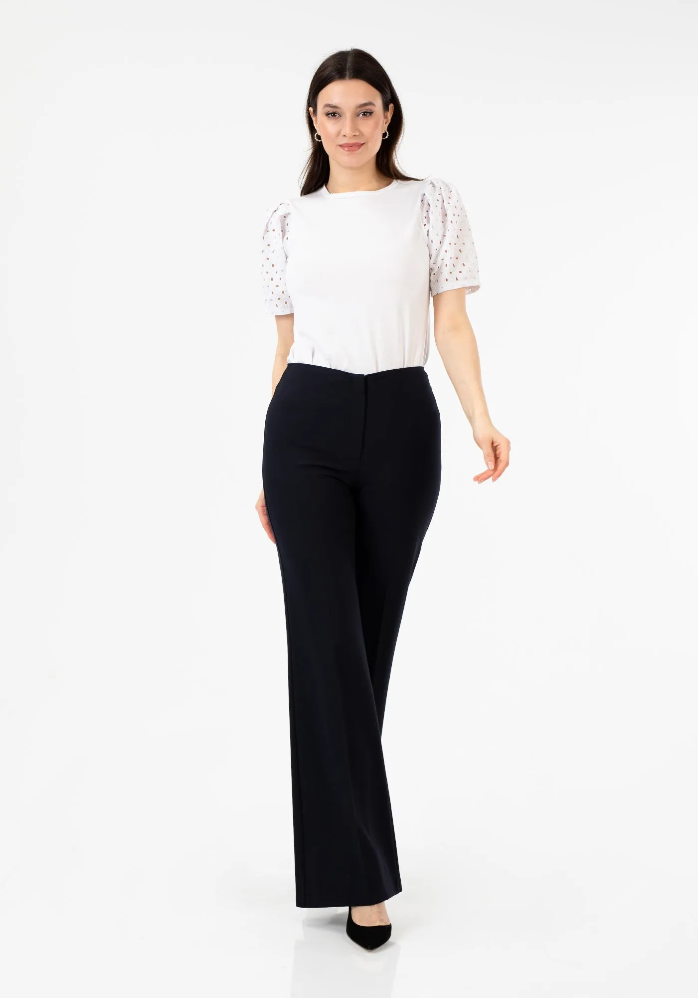 Bootcut Pants - High Waisted Flare Trousers - G-Line