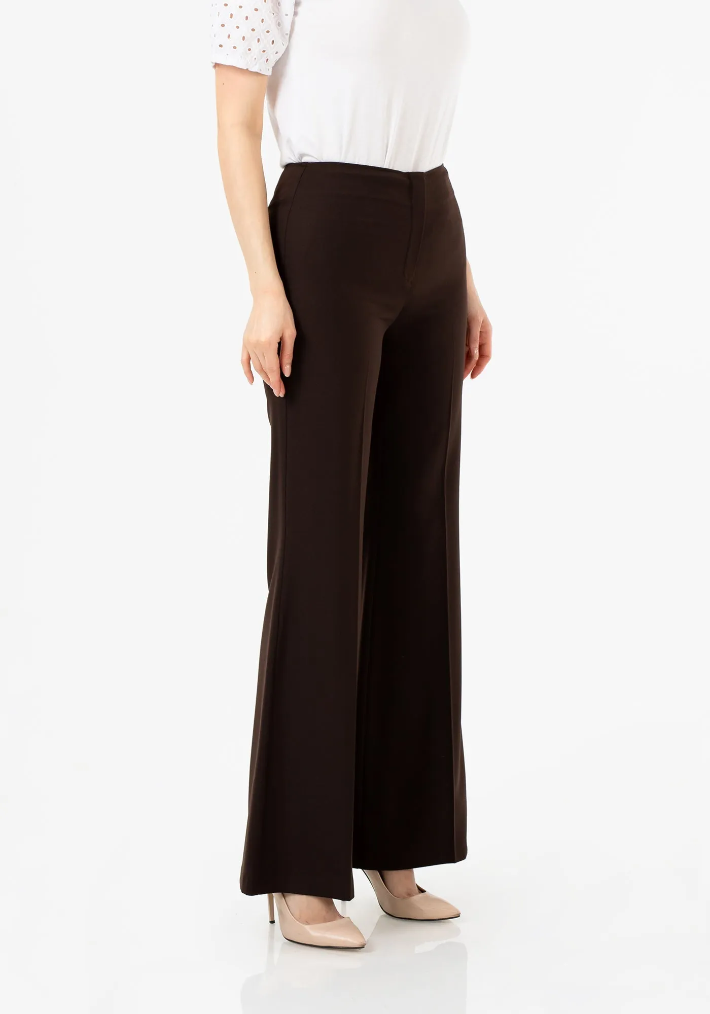 Bootcut Pants - High Waisted Flare Trousers - G-Line