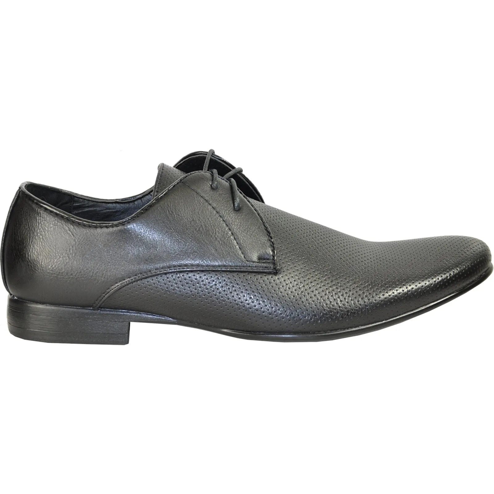 BRAVO Men Dress Shoe KLEIN-1 Oxford Shoe Black