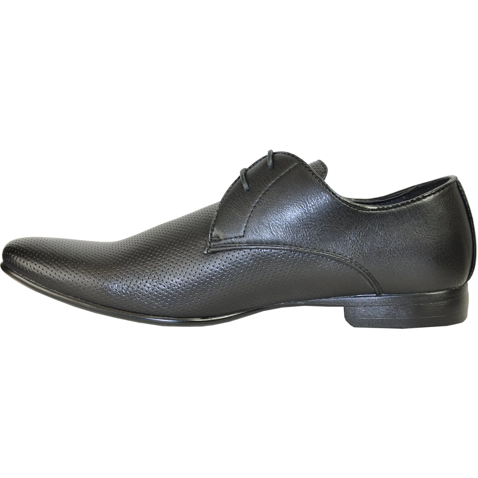 BRAVO Men Dress Shoe KLEIN-1 Oxford Shoe Black