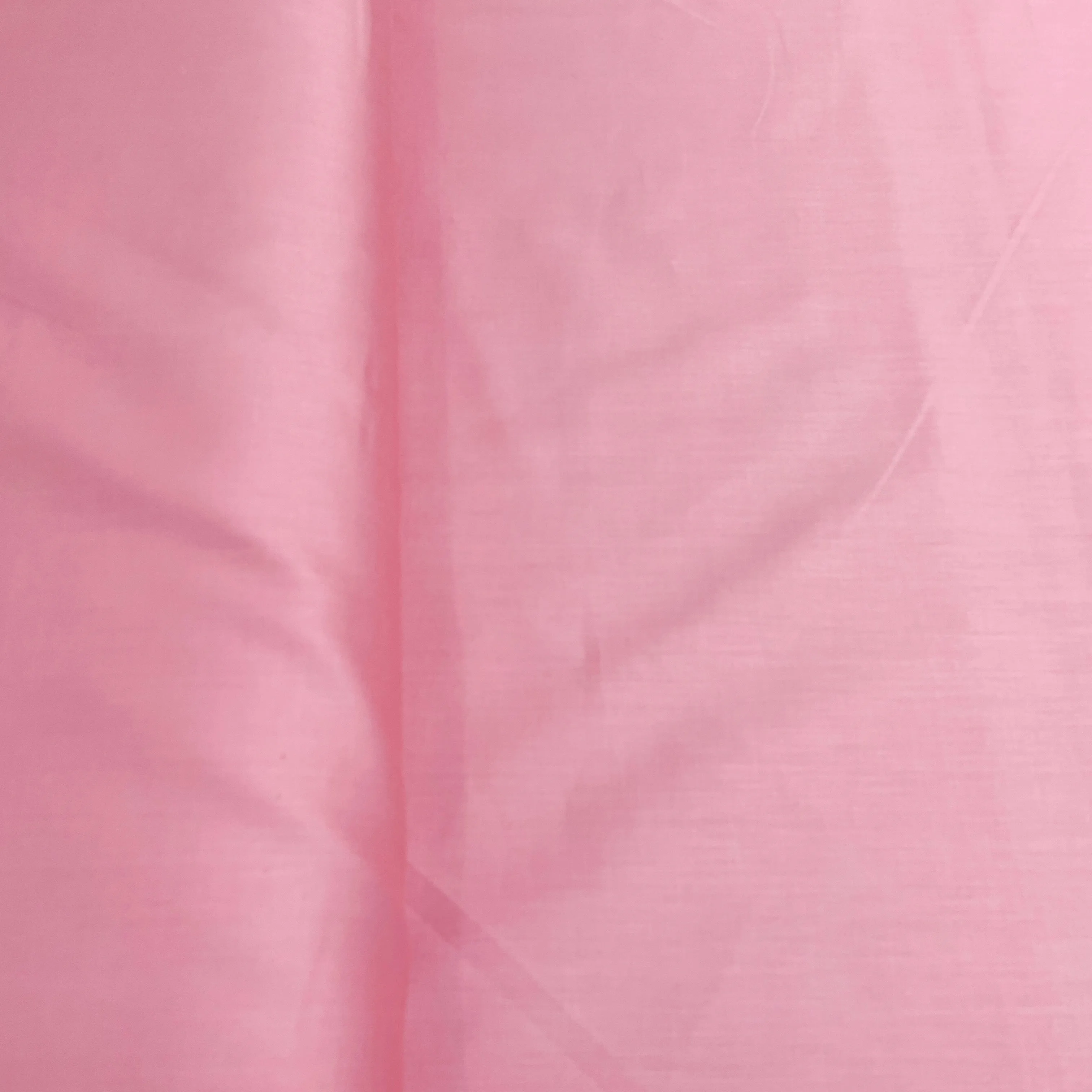 Bright Pink Solid Cotton Satin