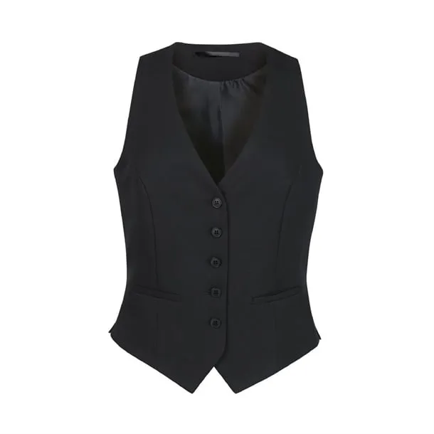 Brook Taverner Ladies Luna Black Waistcoat XS - BA057-XS