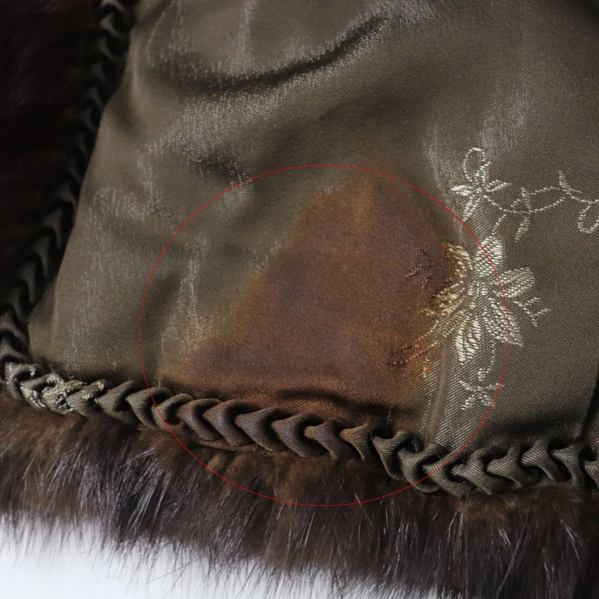 Brown Genuine MINK Fur Coat