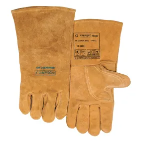 BW 10-2000 GLOVE - COMFOflex® Premium Leather Welding Gloves, Leather, Buck Tan