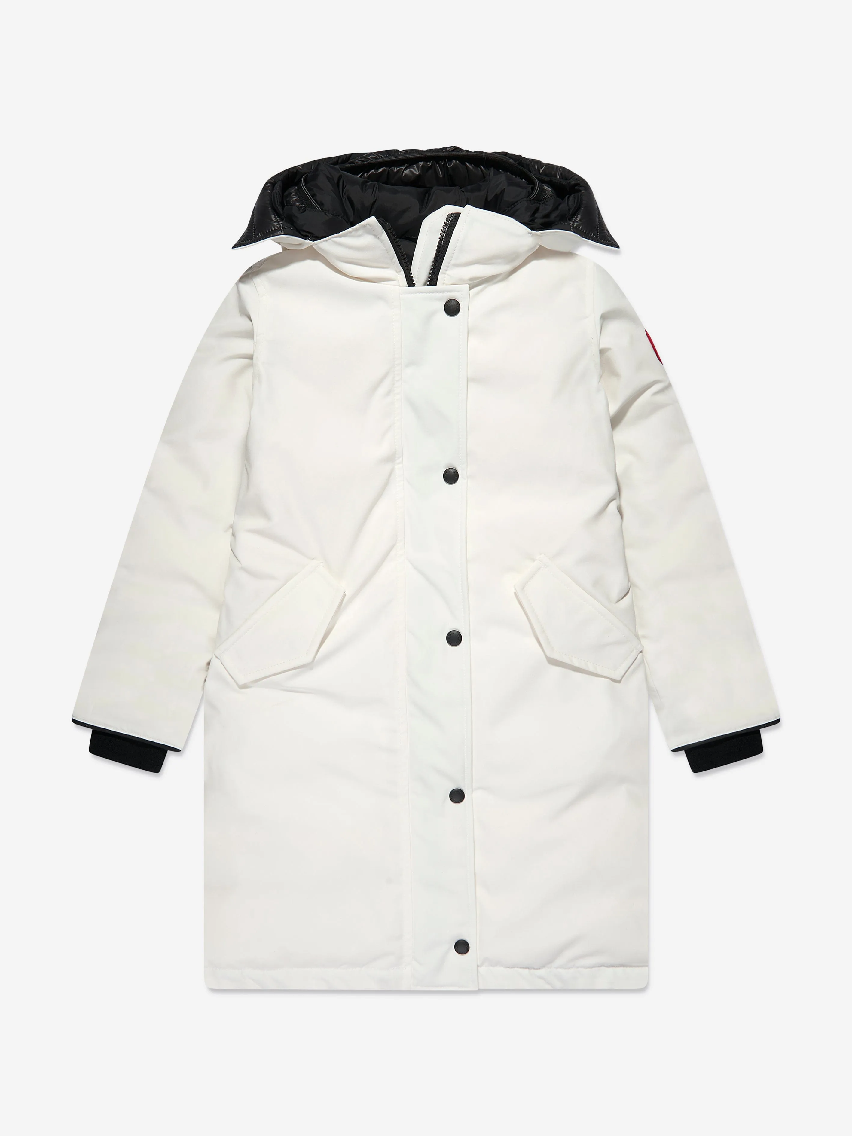 Canada Goose Girls Brittania Parka in White