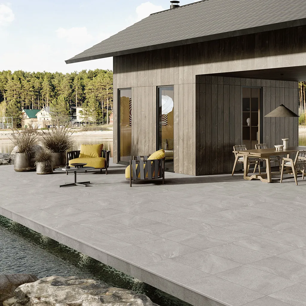 Cape Cod Cold Gray, 16" x 32" - 2CM Outdoor Porcelain Paver