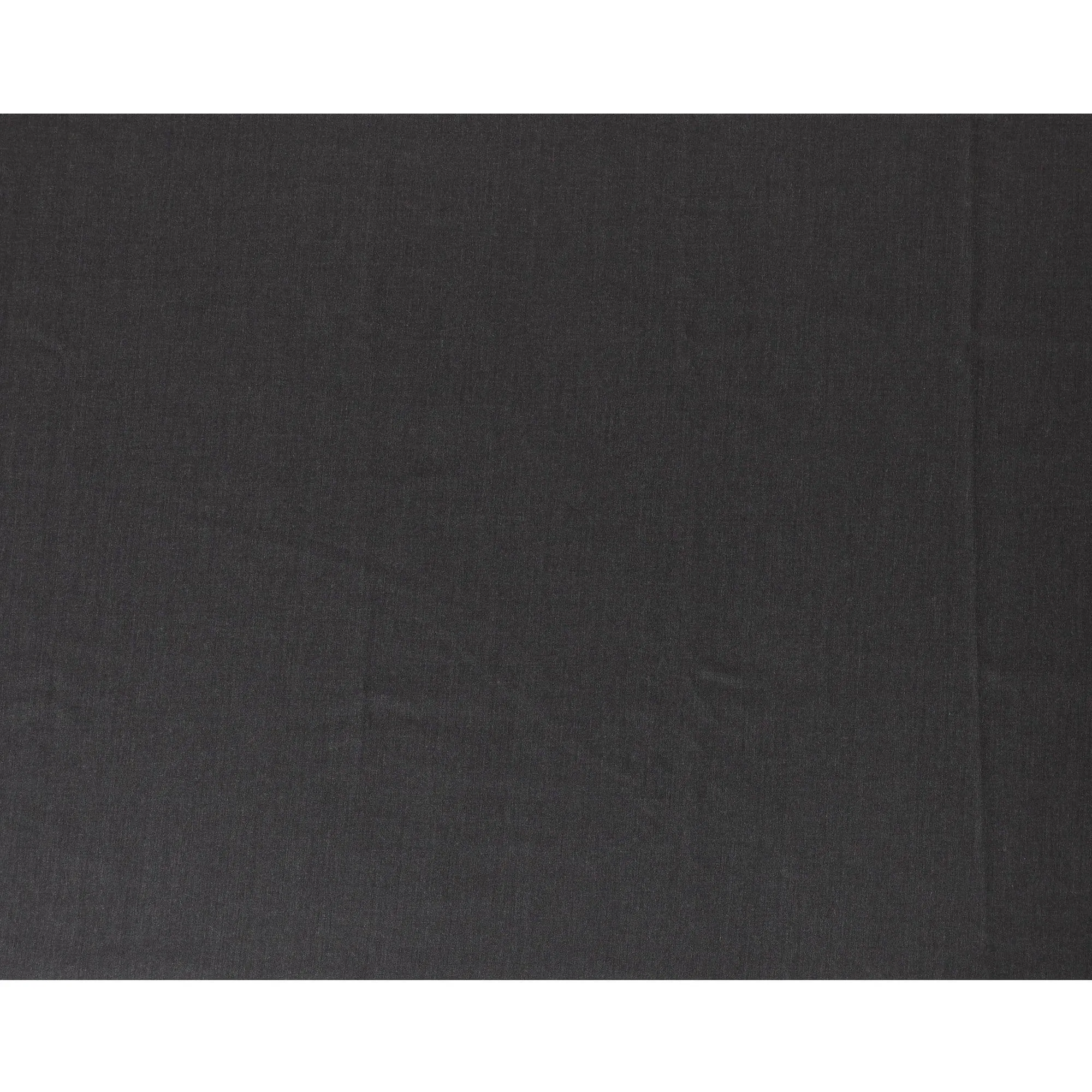 Charcoal grey Plain Premium pure Super 100's English all wool suiting fabric-D14692