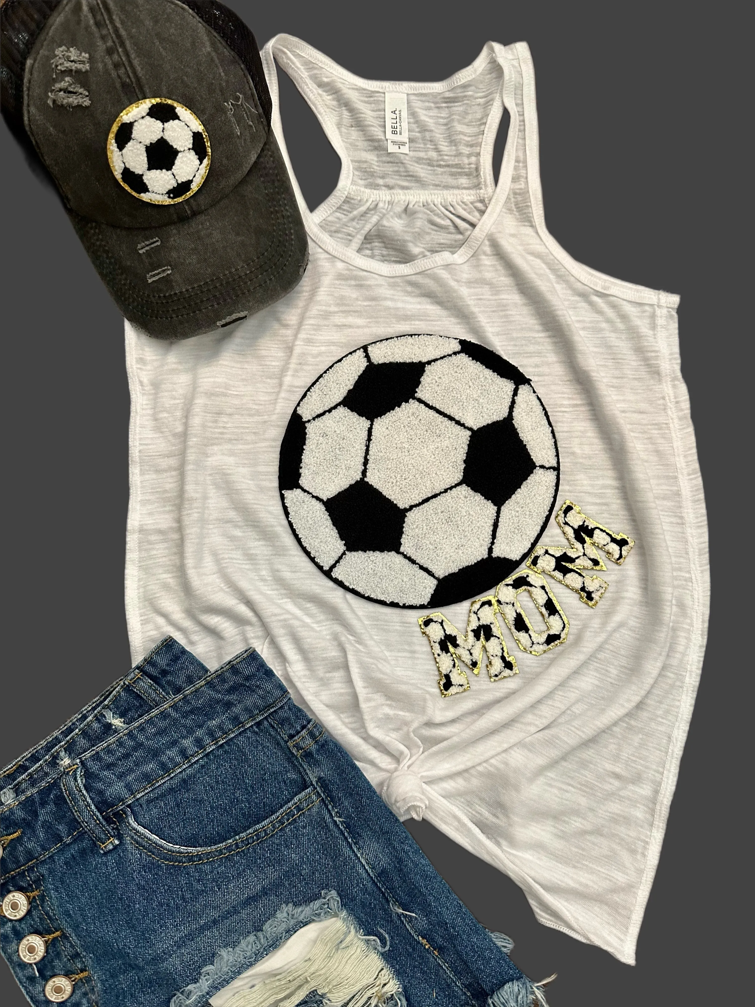 Chenille Patch Soccer Tops