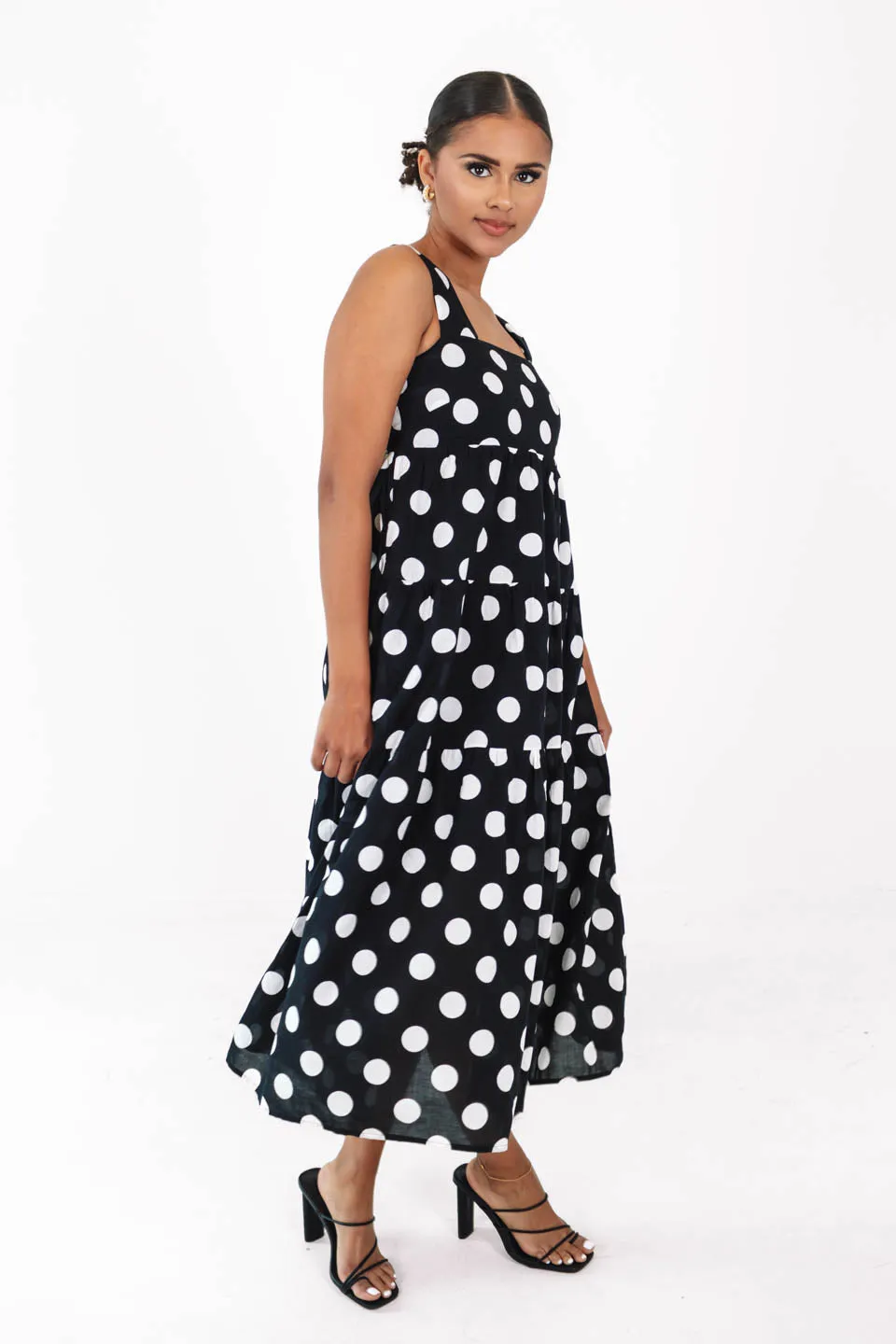 Circle Of Life Midi Dress - Black