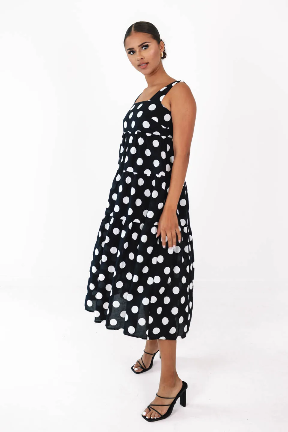 Circle Of Life Midi Dress - Black