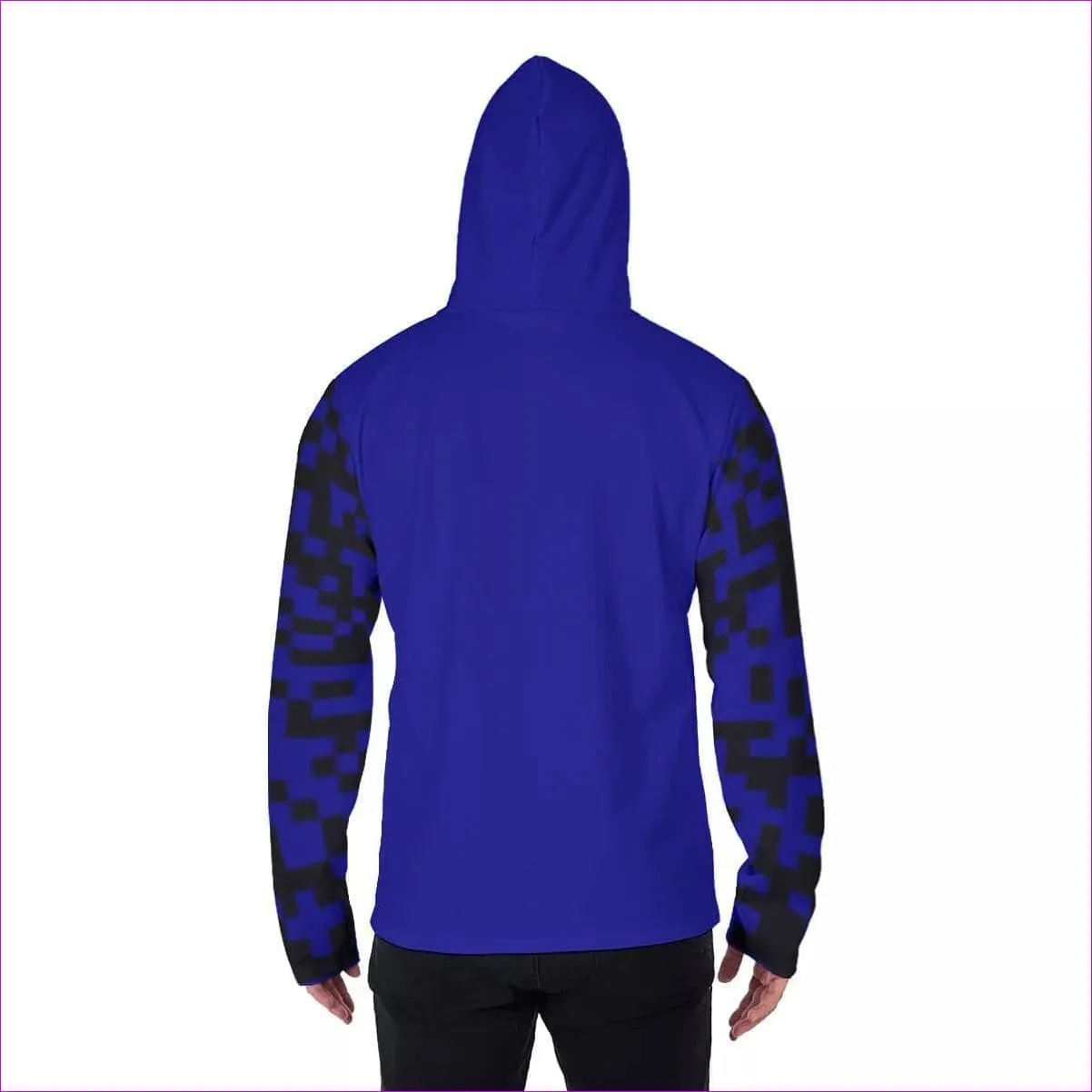 Code Men's Pullover Hoodie With Mask